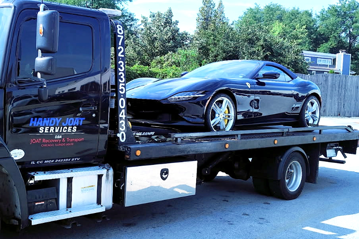Exotic Ferrari Specialty Flatbed Transport