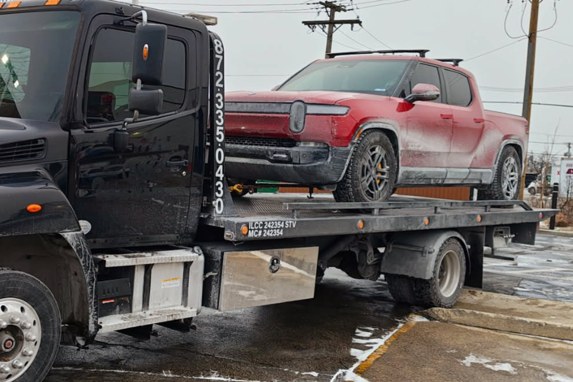 Electric Vehicle Flatbed Transport